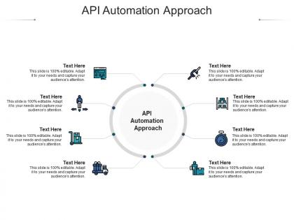 Api automation approach ppt powerpoint presentation layouts styles cpb