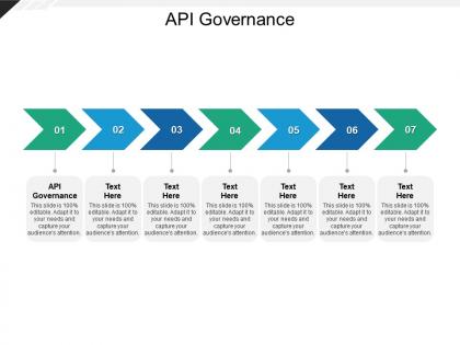 Api governance ppt powerpoint presentation show grid cpb