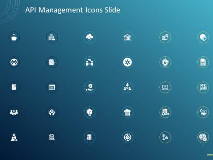 Api management icons slide ppt powerpoint presentation file designs