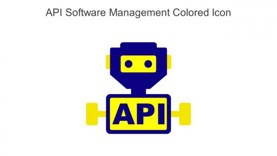 API Software Management Colored Icon In Powerpoint Pptx Png And Editable Eps Format