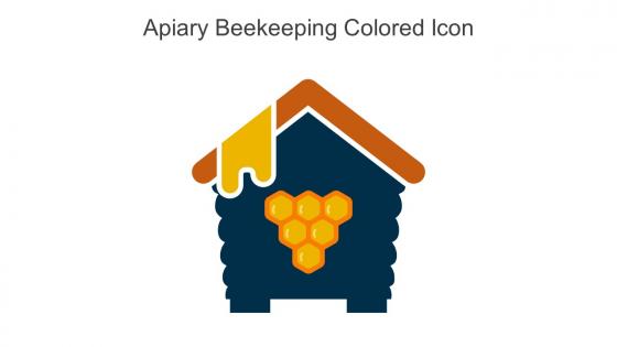 Apiary Beekeeping Colored Icon In Powerpoint Pptx Png And Editable Eps Format
