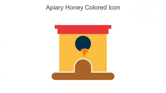 Apiary Honey Colored Icon In Powerpoint Pptx Png And Editable Eps Format