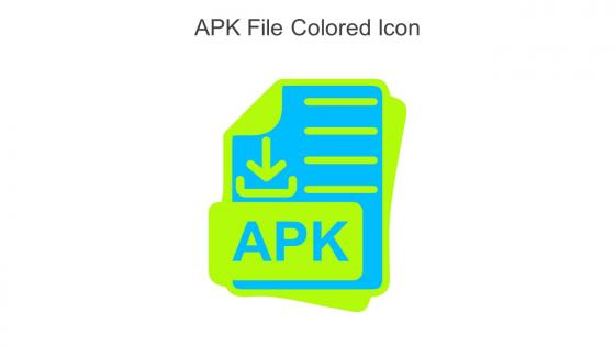 APK File Colored Icon In Powerpoint Pptx Png And Editable Eps Format
