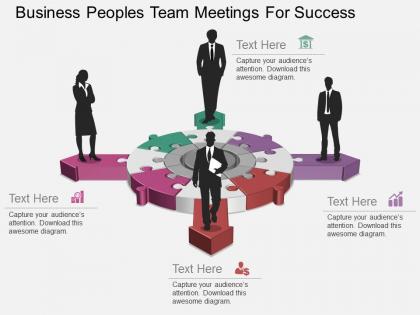 App business peoples team meetings for success flat powerpoint design