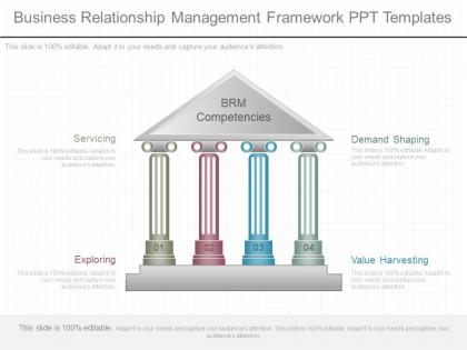 App business relationship management framework ppt templates