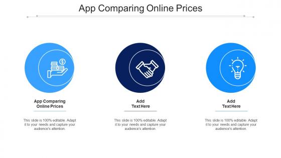 App Comparing Online Prices Ppt Powerpoint Presentation Inspiration Themes Cpb