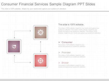 App consumer financial services sample diagram ppt slides