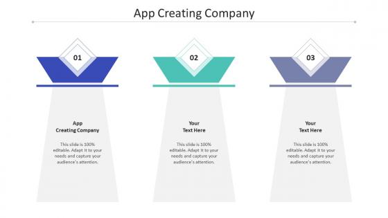 App creating company ppt powerpoint presentation summary graphics download cpb