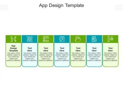 App design template ppt powerpoint presentation inspiration diagrams cpb