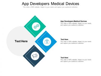 App developers medical devices ppt powerpoint presentation outline maker cpb