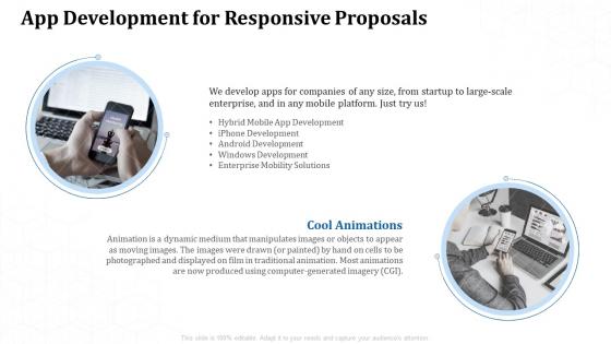 App development for responsive proposals ppt powerpoint presentation rule
