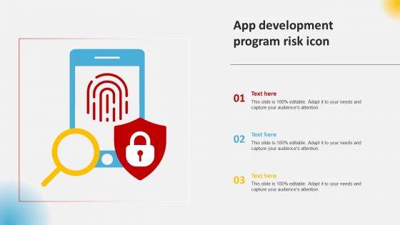 App Development Program Risk Icon