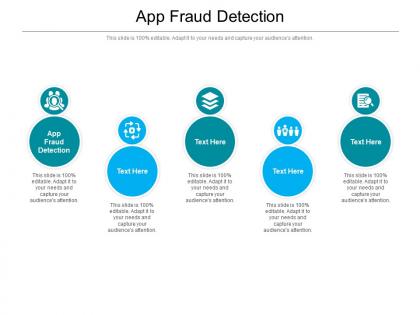 App fraud detection ppt powerpoint presentation infographics elements cpb