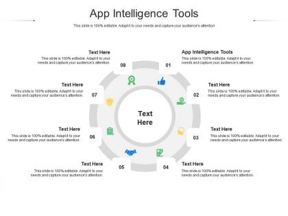 App intelligence tools ppt powerpoint presentation icon designs cpb