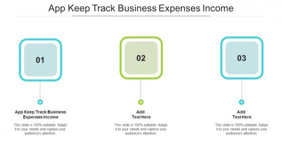 App Keep Track Business Expenses Income In Powerpoint And Google Slides Cpb