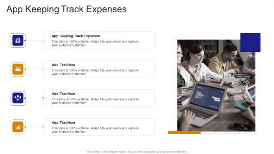 App Keeping Track Expenses In Powerpoint And Google Slides Cpb