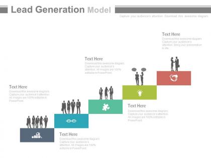 App lead generation model to improve return on investment powerpoint slides