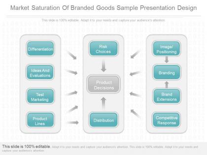 App market saturation of branded goods sample presentation design