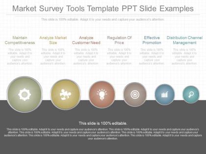 App market survey tools template ppt slide examples