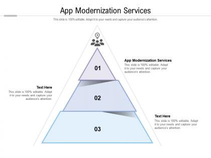 App modernization services ppt powerpoint presentation summary icons cpb