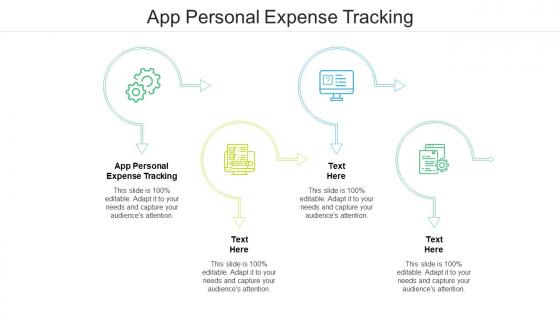 App personal expense tracking ppt powerpoint presentation outline example cpb