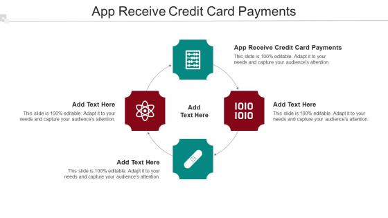 App Receive Credit Card Payments Ppt Powerpoint Presentation Styles Cpb