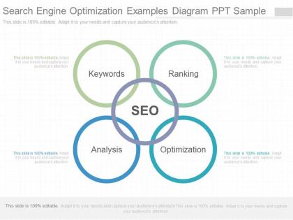 App search engine optimization examples diagram ppt sample