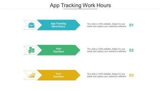 App tracking work hours ppt powerpoint presentation infographic template demonstration cpb