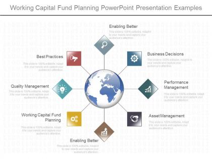 App working capital fund planning powerpoint presentation examples