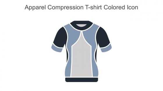 Apparel Compression T Shirt Colored Icon In Powerpoint Pptx Png And Editable Eps Format
