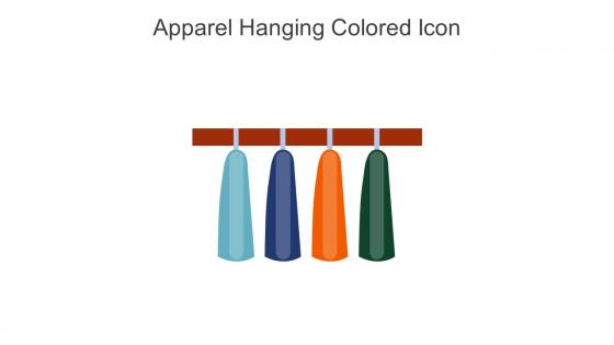 Apparel Hanging Colored Icon In Powerpoint Pptx Png And Editable Eps Format