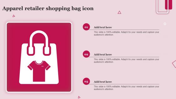 Apparel Retailer Shopping Bag Icon