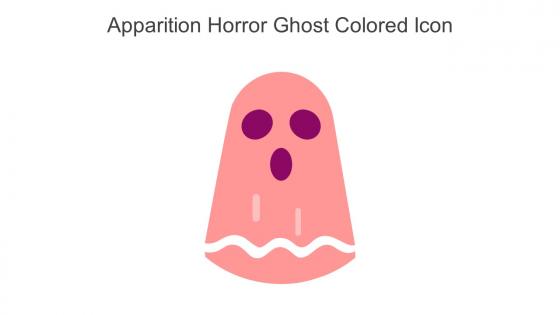 Apparition Horror Ghost Colored Icon In Powerpoint Pptx Png And Editable Eps Format