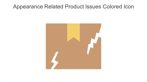 Appearance Related Product Issues Colored Icon In Powerpoint Pptx Png And Editable Eps Format