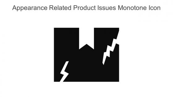 Appearance Related Product Issues Monotone Icon In Powerpoint Pptx Png And Editable Eps Format