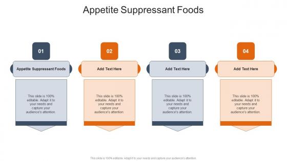 Appetite Suppressant Foods In Powerpoint And Google Slides Cpb