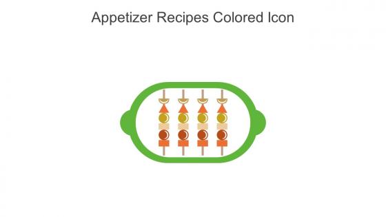 Appetizer Recipes Colored Icon In Powerpoint Pptx Png And Editable Eps Format