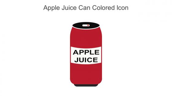 Apple Juice Can Colored Icon In Powerpoint Pptx Png And Editable Eps Format