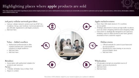 Apples Branding Strategy Highlighting Places Where Apple Products Are Sold