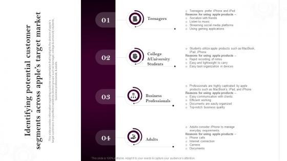 Apples Branding Strategy Identifying Potential Customer Segments Across Apples Target Market