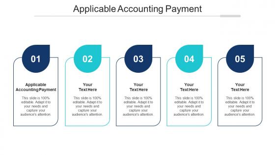 Applicable Accounting Payment Ppt Powerpoint Presentation Inspiration Slide Portrait Cpb