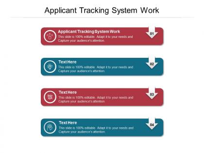 Applicant tracking system work ppt powerpoint presentation professional guide cpb