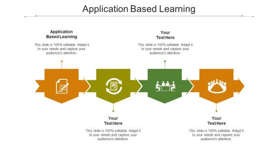 Application based learning ppt powerpoint presentation icon deck cpb