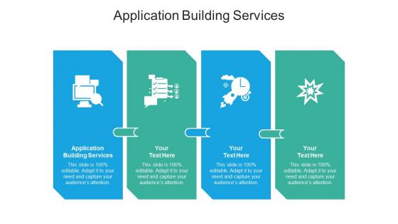 Application building services ppt powerpoint presentation portfolio shapes cpb