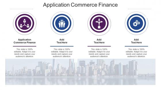 Application Commerce Finance Ppt Powerpoint Presentation Model Professional Cpb
