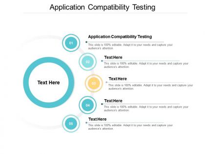 Application compatibility testing ppt powerpoint presentation inspiration example cpb