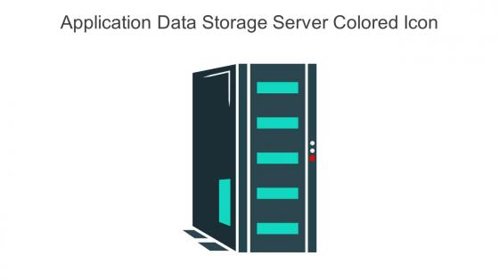 Application Data Storage Server Colored Icon In Powerpoint Pptx Png And Editable Eps Format