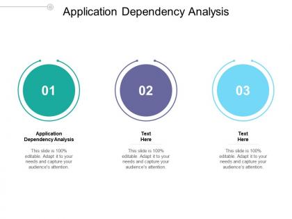 Application dependency analysis ppt powerpoint presentation infographics visuals cpb