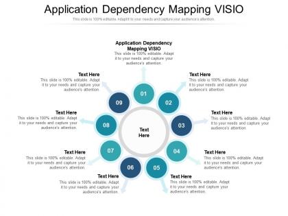 Application dependency mapping visio ppt powerpoint presentation layouts information cpb