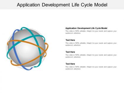 Application development life cycle model ppt powerpoint presentation ideas portrait cpb